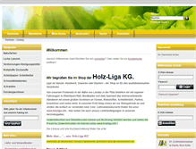Tablet Screenshot of holzliga.de